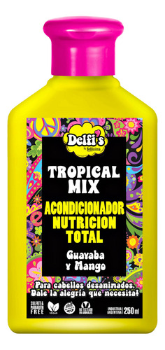 Acondicionador Nutricion Tropical Mix Delfis Bellissima