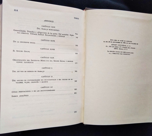 Manual Derecho Del Trabajo 1990 Euquerio Guerrero, Porrúa (Usado)