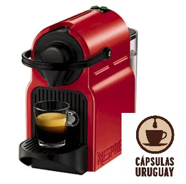 Cafetera Nespresso Inissia Roja + 40 Cápsulas De Regalo | Cuotas sin interés