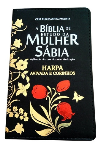 Biblia Sagrada De Estudo Da Mulher Sabia C/ Harpa - Grande