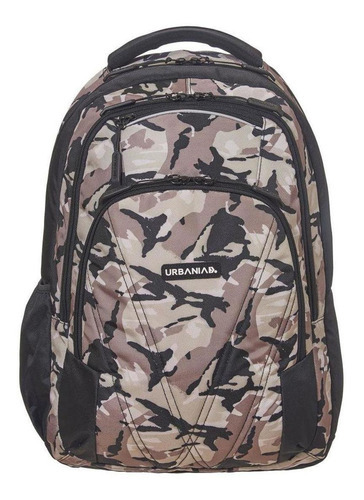 Mochila Portalaptop Urbania Juvenil Camuflaje Back Pack Color Negro