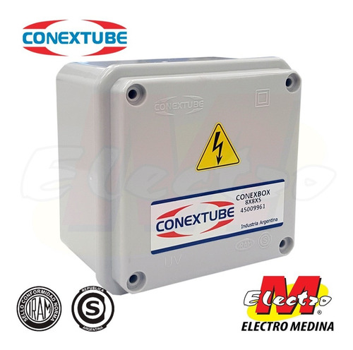 Caja De Paso Estanca 80 X 80 X 50 Conextube Electro Medina