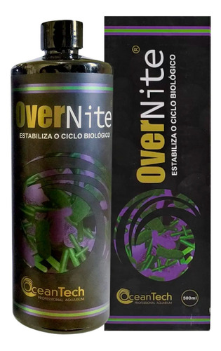 Over Nite Removedor De Nitrito E Amônia 500ml Ocean Tech