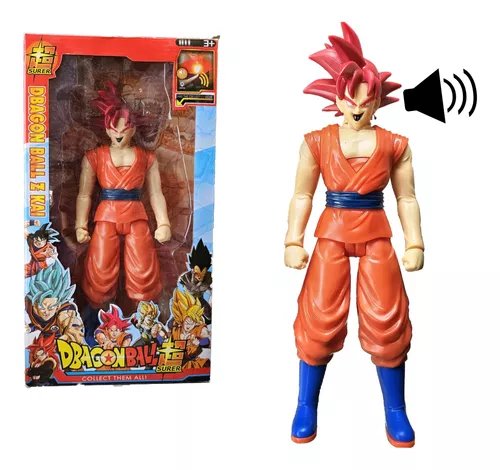 Boneco Goku Dragon Ball Gt Demoniacal Fit Azul Amarelo