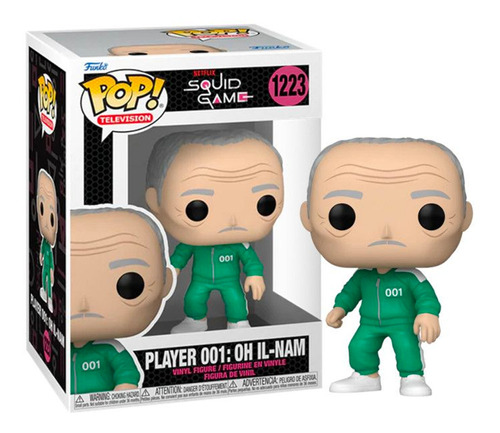 Funko Pop Juego Del Calamar Jugador 001 Original