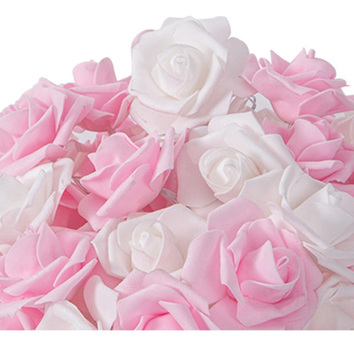 Luz De Cadena De Rosas Led, Luces De Flores Artificiales,