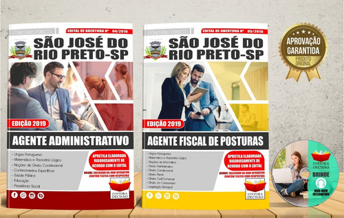 Kit Rio Preto - Agente Administrativo + Fiscal De Posturas