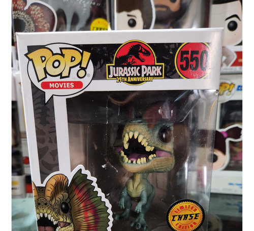 Funko Pop Dilophosaurus Con Chase Jurassic Park 25aniv 2pz