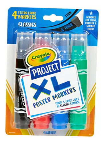 Crayola Marcadores Xl Para Póster,
