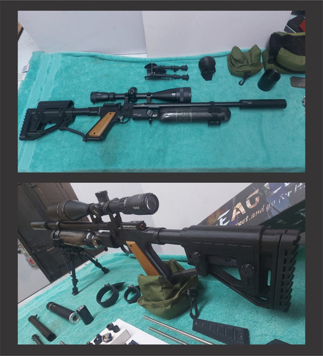 Pp750 5.5 Artemis Preparada Nova Carabina Pistola Custom Rtx