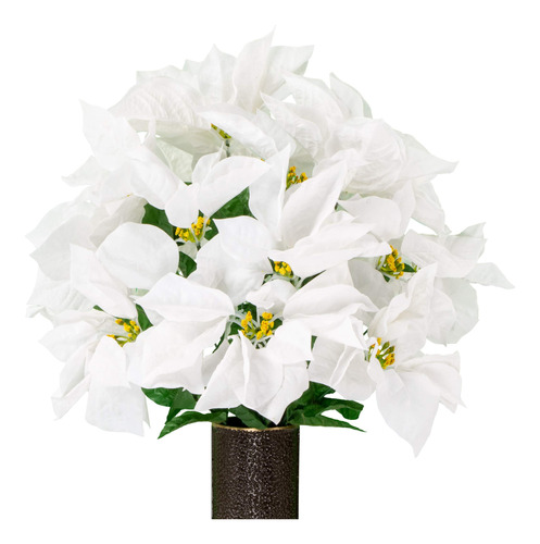 Soporte Flor Pascua Artificial Ramo Diseño Stay-in-the-vase