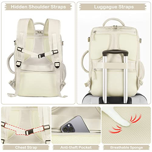 Mochila De Viaje Extra Grande Hanples Para Mujer Como Artícu