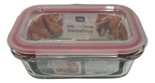 Pote Com Tampa Hermetica 400 Ml - 6 Peças