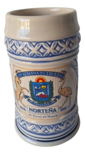Jarra Fiesta De La Cerveza Paysandú Número 33 - 1998