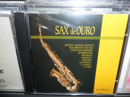  Cd Ivanildo Sax De Ouro Cd Novo