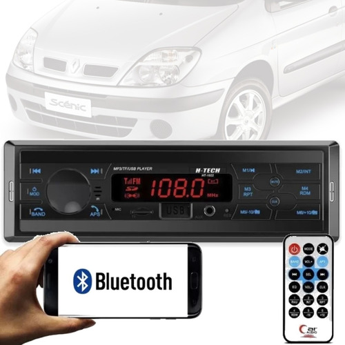 Imagem 1 de 3 de Aparelho Radio Mp3 Blueooth Aux Sd Usb Ht-1022 Scenic