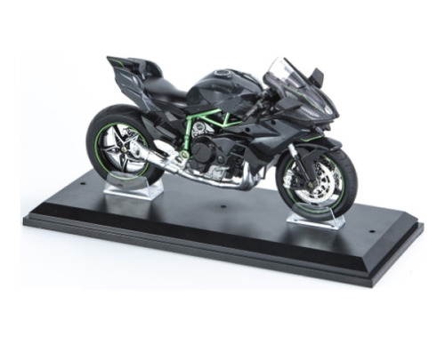 Modelo Miniatura De Moto Kawasaki H2r Con Luz Y Sonido 1:12