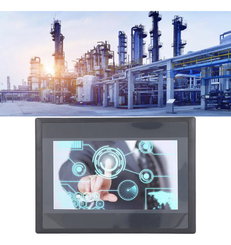 Pantalla Lcd Hmi Tft Plc Touch 7 Pulgadas 12 Entradas 8 Sali