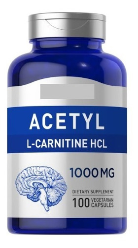 Acetil L Carnitina 1000mg 100cáps Función Cerebral Saludable