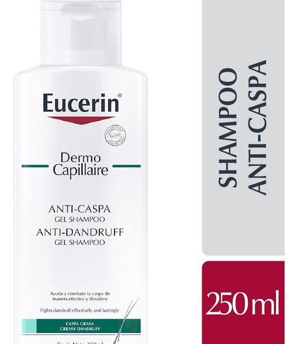 Eucerin Dermocapillaire Shampoo Gel Anticaspa X 250 Ml