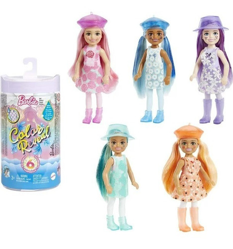 Muñeca Barbie Color Reveal, Serie Sunshine And Sprinkles 