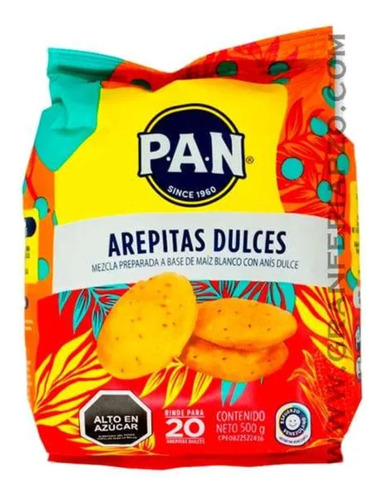 Arepitas Dulce P.a.n Venezuela - Kg a $15900