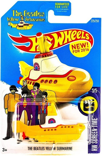 Hot Wheels The Beatles Yellow Submarine (new For 2016) * *