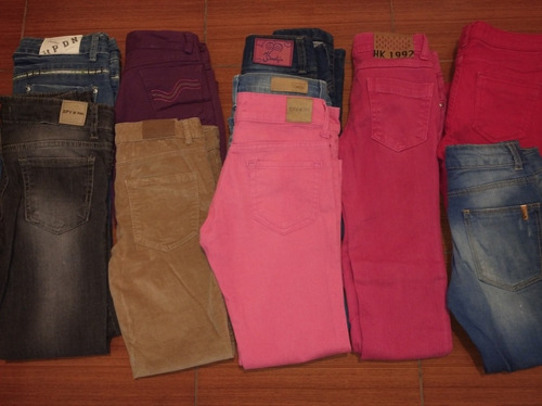 Lote De 10 Jeans Niña. Talles Del 4 Al 12.