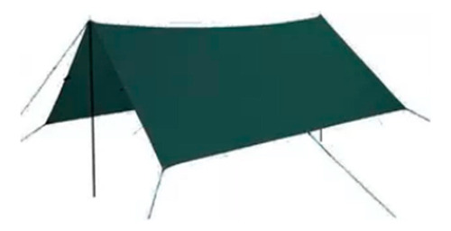 Tarp Supervivencia 3x4 + Parantes + Bolso Camping Carpa Refu