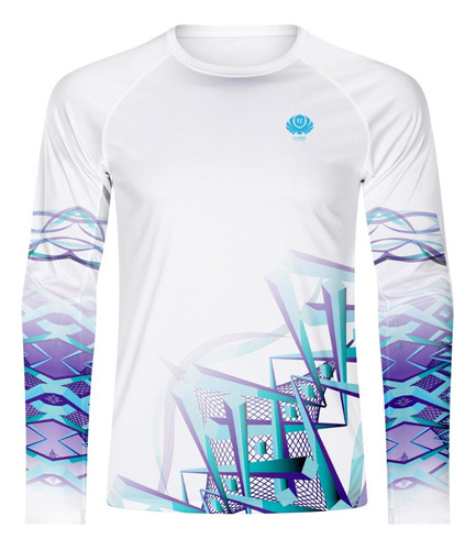 Playera Hombre Manga Larga Playera Uv Natación Corriendo