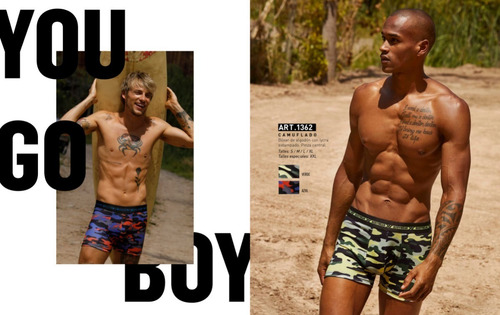 Imagen 6 de 10 de Boxer Xy Estampados Pack X4 Algodón Y Lycra Nueva Colección