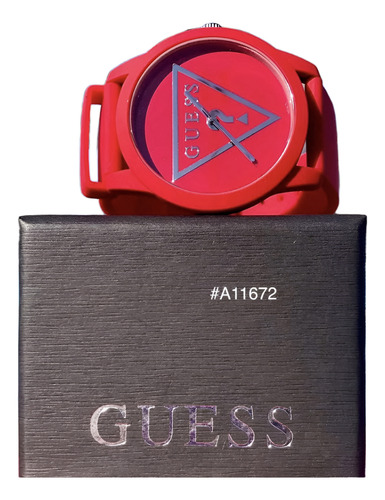 Guess Reloj Analogo Silicona Rojo G Craze U1336l4