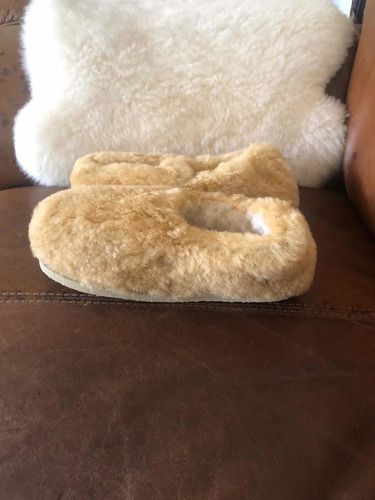 Imagen 2 de 4 de Pantuflas De Cuero. Suela 1 Cm Del 35 Al 46urucueros
