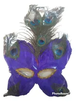 Comprar Mascaras De Plumas Antifaces Hora Loca Pzas 6