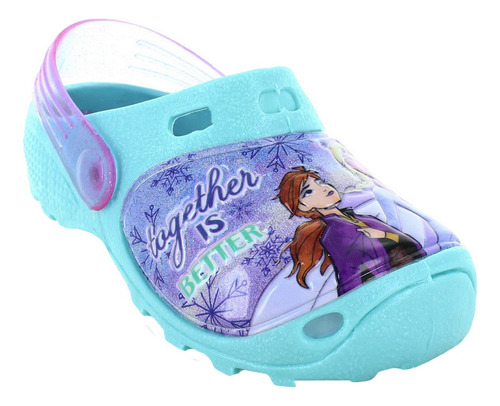 Bubble Gummers Sandalia Sueco Clogs Frozen Baño Niña 80360