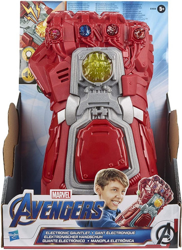 Guante De Thanos Iron Man Original Avengers Rojo 