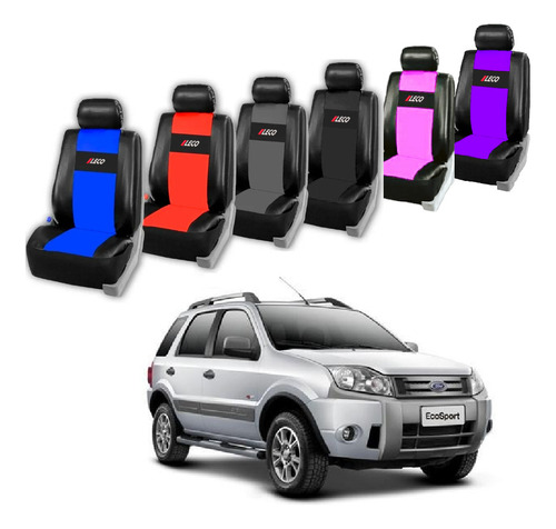 Fundas Cubre Asientos Auto Cuero Ecologico Ford Ecosport