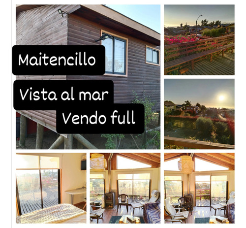 Casa Vista Al Mar Full Equipada A Pasos Playa Maitencillo