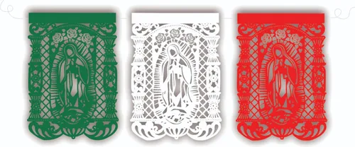 comprar Papel China Virgen D Guadalupe Retablo Artevic  10tiras D3m