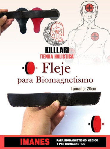  Flejes De 20cm Para Biomagnetismo Medico Y Magnetoterapia