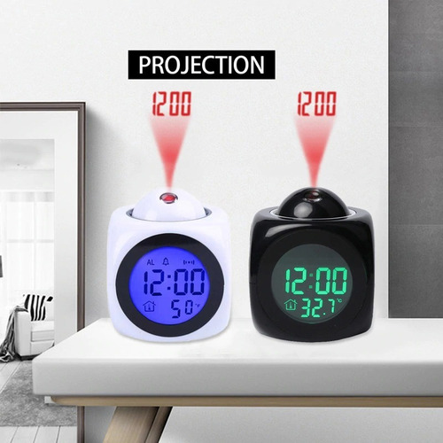 Imagen 10 de 10 de Reloj Despertador Multifuncional Digital Lcd