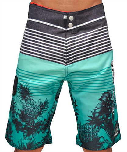 Imagem 1 de 8 de Kit 4 Bermudas De Marca Masculina Shorts Tactel Surf Praia