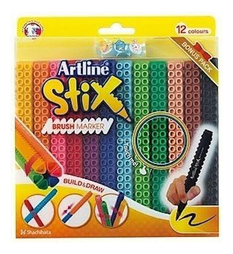 Marcadores Artline Stix Con 12 Pzs