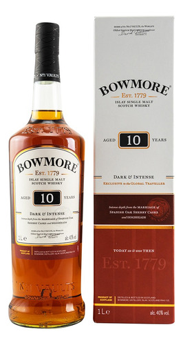 Whisky Bowmore 10 Años Litro Recoleta