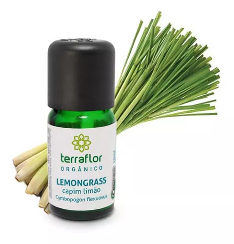 Óleo Essencial De Lemongrass Orgânico Terra Flor