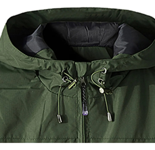 Chaqueta Delgada Para Hombre, A Prueba De Viento, Delgada, Con Cremallera, Bolsa Nueva