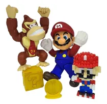 Comprar Set De Juguetes Super Mario Bros Y Donkey Kong Con Luz