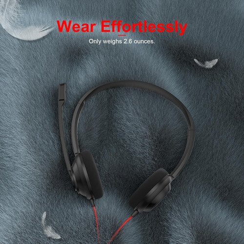 Nubwo Hw02 Auriculares Usb Para Ordenador Con Micrófon...
