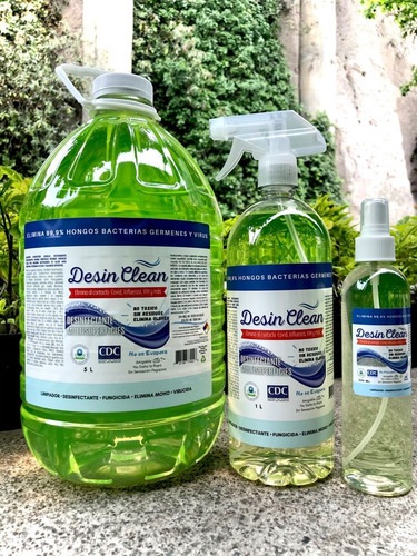 Desinfectante Limpiador Multisuperficies Paq2 No Tóxico Bio