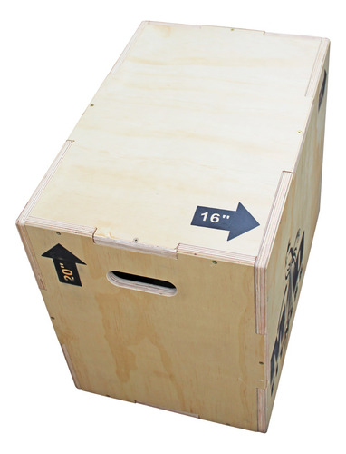 Mdfitness Caja Pliométrica Para Saltar 3 Alturas 24-20-16